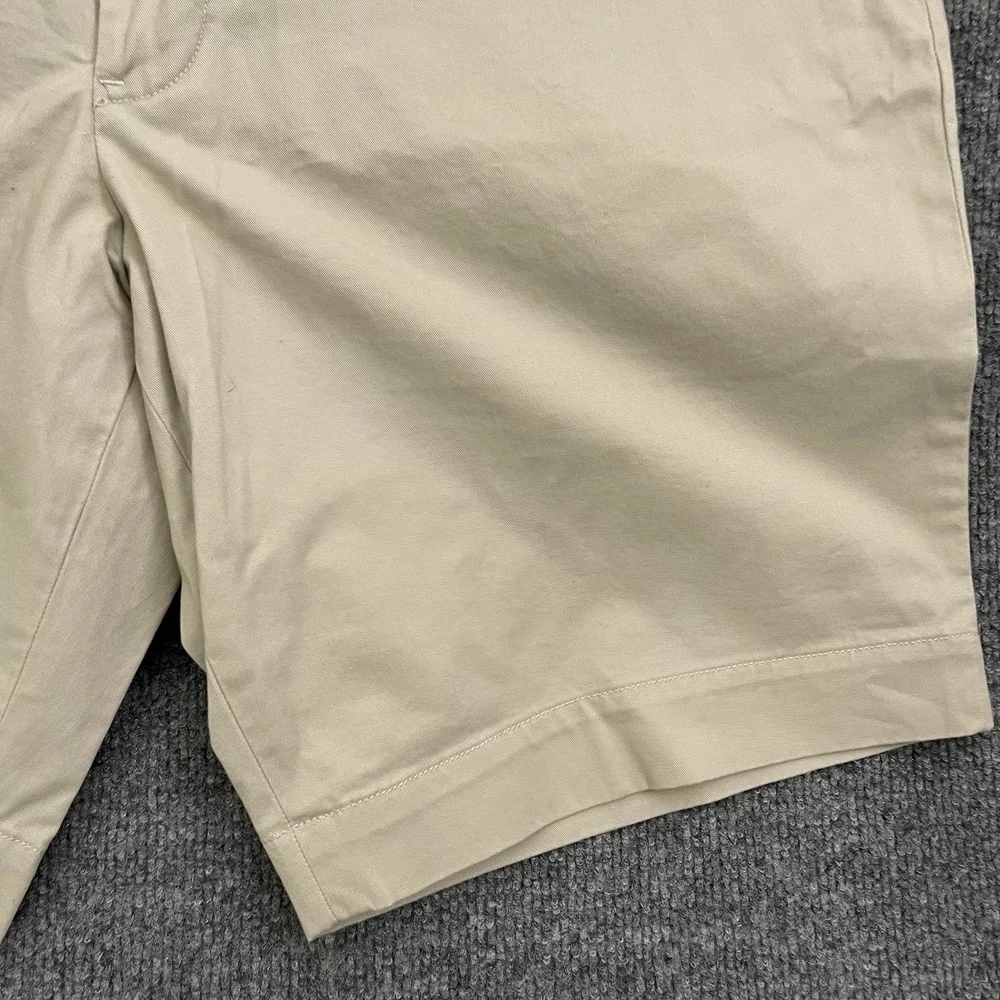 Polo Ralph Lauren Stretch Slim Fit Shorts Mens 38 Beige Chino Golf Casual